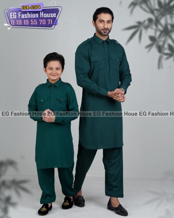 Traditional Style Kabli Set – Bottom Green
