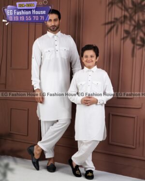 Traditional Style Kabli Set – White