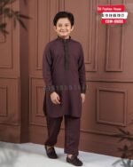 Exclusive Embroidery Kid's Kabli - White