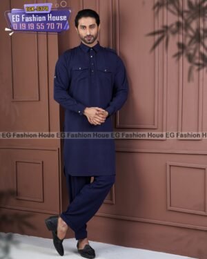 Exclusive Kabli Set - Navy Blue