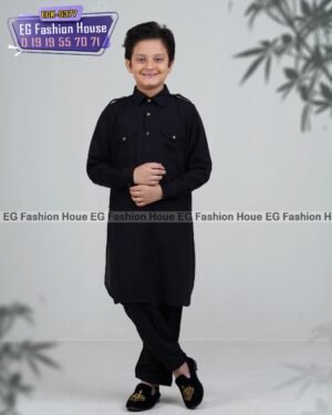 Exclusive Kid's Kabli - Black