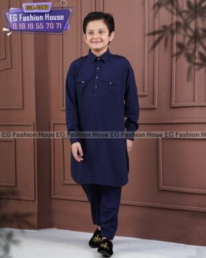 Exclusive Kid's Kabli - Navy Blue