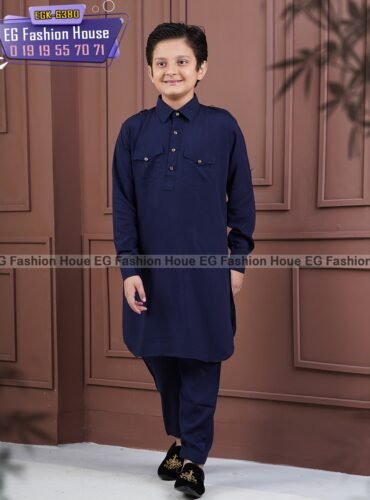 Exclusive Kid’s Kabli – Navy Blue