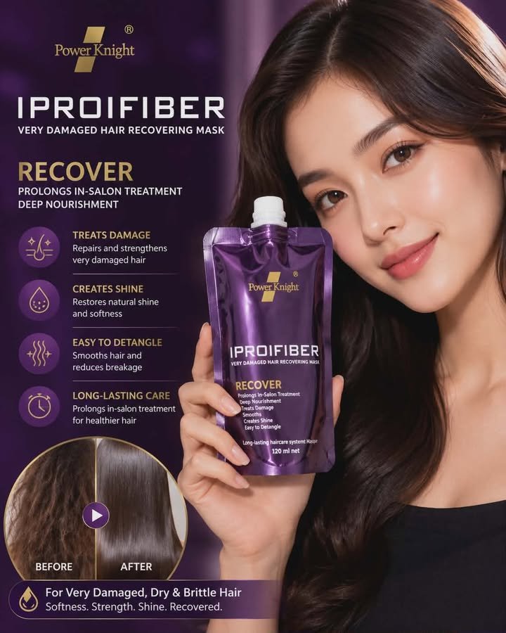 704446435_1542706900842559_6644915621480992029_n (1) đ¸ Power Knight Pro-Fiber Damaged Hair Recovering Mask (⧧⧍ā§Ļ āĻŽāĻŋāϞāĻŋ) đ¸ - Image 1