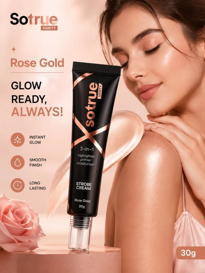 714764496_1384471753573631_6991132889838389862_n Sotrue Strobe Cream - Rose Gold (30g) - Image 1