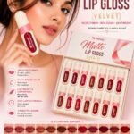 💄 3Q Beauty Matte Lip Gloss: Velvet Finish 12-Shade Set 💋