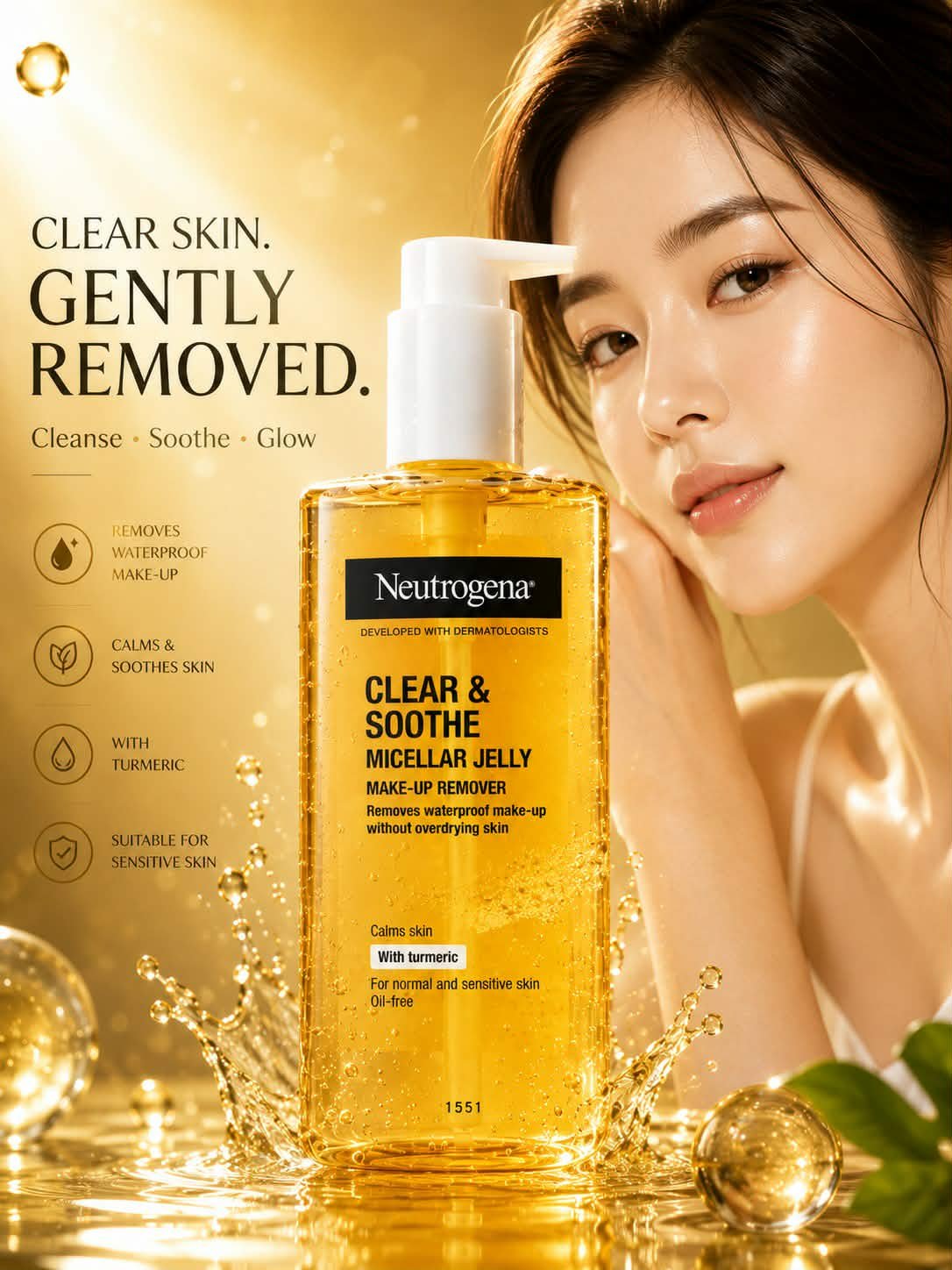 730451163_1650968519345247_8518830729612777438_n Neutrogena Clear & Soothe Micellar Jelly with Turmeric - Image 1
