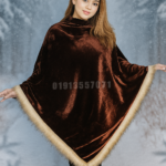 Belbet Poshmi poncho- Brwon Colour