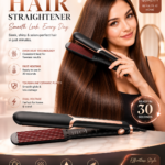 Sokany Wide Digital Ceramic Hair Straightener