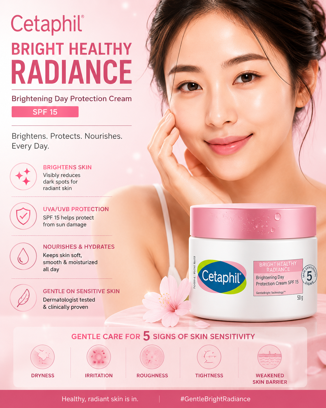 646a19bf-f051-4ecd-b96f-40956c87cd65 Cetaphil Bright Healthy Radiance Brightening Day Protection Cream SPF 15 ✨ - Image 1
