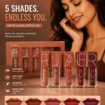Pudaier 5 Shades Matte Liquid Lipstick Set 💄