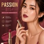 IMAGIC Waterproof Matte Long Lasting Lipstick Shade: 815# Passion 💋