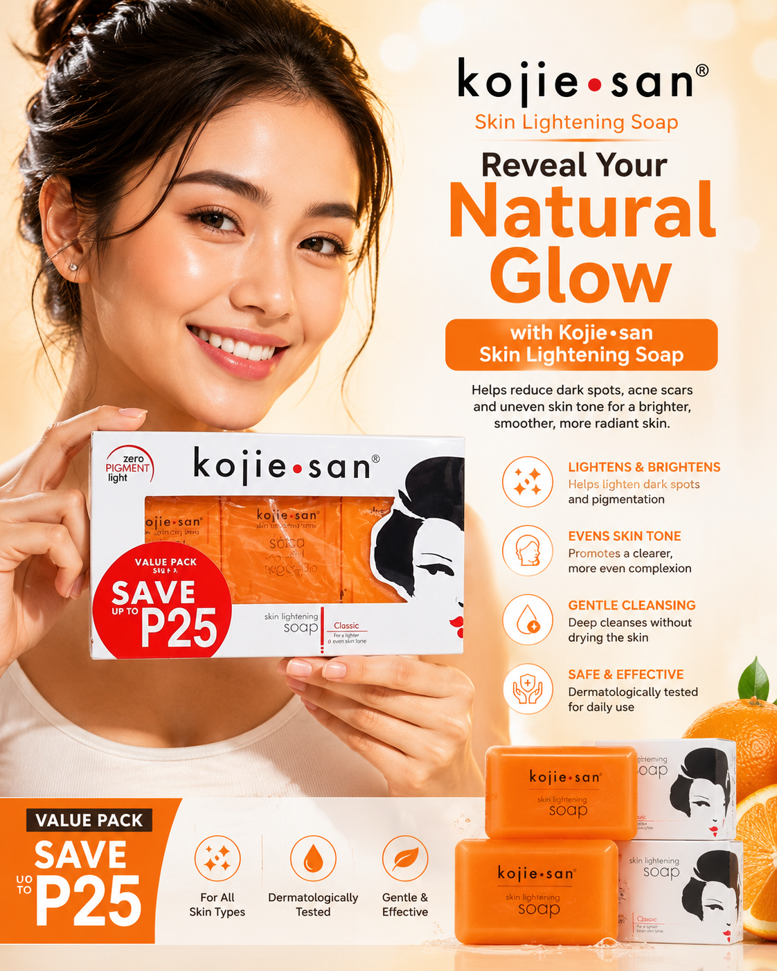 a55ce3fc-fa97-4660-80ed-ae58ea9e72f5 Kojie San Skin Lightening Soap ✨ - Image 1