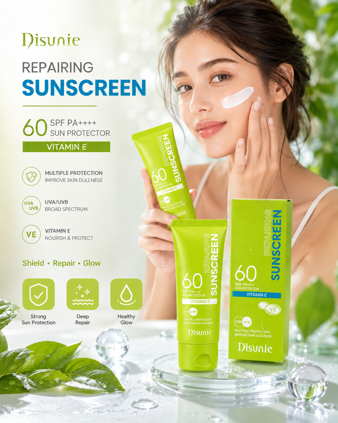 af72aadb-5f85-4483-b8f4-638c28109759 Disunie Repairing Sunscreen SPF 60 PA+++ ☀️ - Image 1