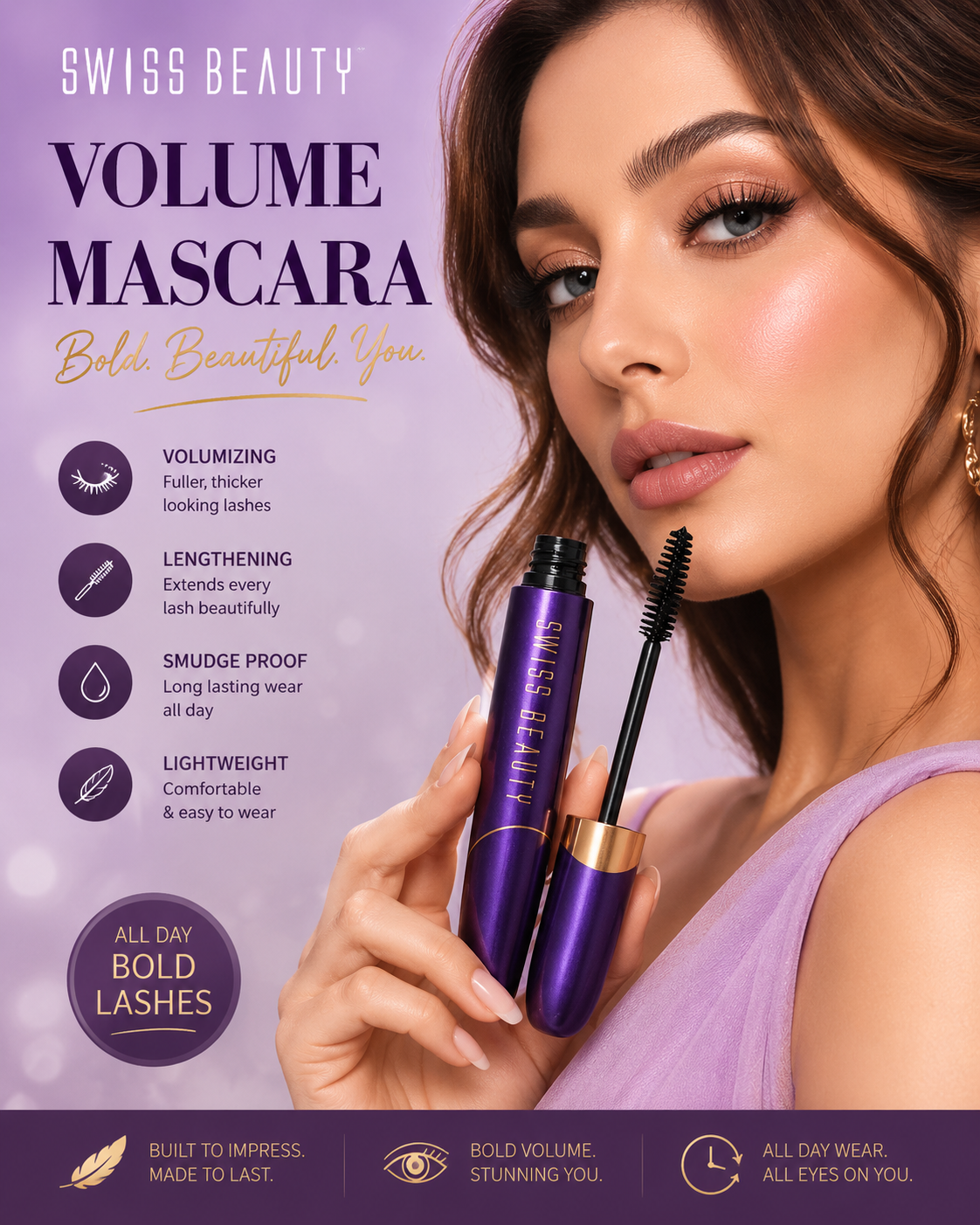 fc180bfe-6ca1-47e5-b950-1aa8c8681bfa Swiss Beauty Bold Eyes Super Lash Waterproof Mascara - Image 1