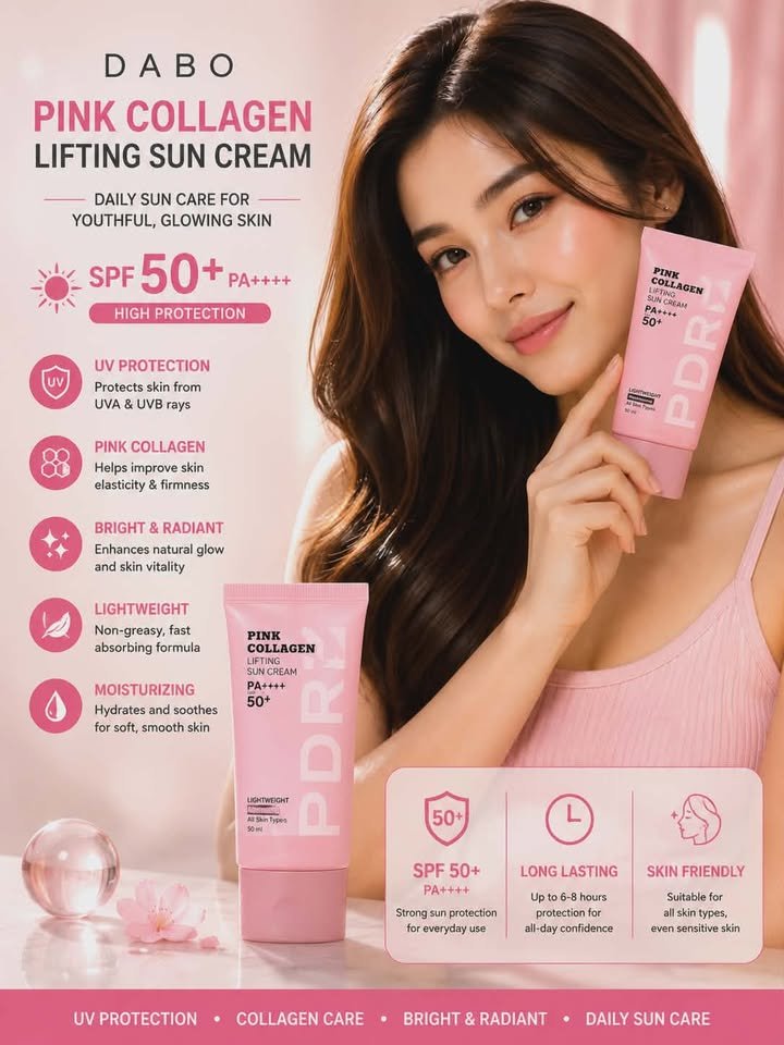 707067072_1354842720086482_6179247708670126765_n 🌸 Dabo Pink Collagen Lifting Sun Cream 🌸 - Image 1