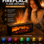 🔥 7 Color Changing Fireplace Flame Diffuser 🔥