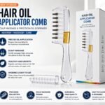 Hair Oil Applicator Comb Two Pc Combo