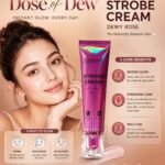 Insight Strobe Cream (3-in-1 Glow Cream) Shade:01 Dewy Rose