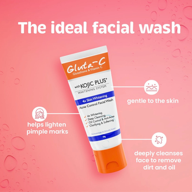 ✨ Gluta-C Kojic Plus+ Acne Control Facial Wash (50g) ✨ - Image 4
