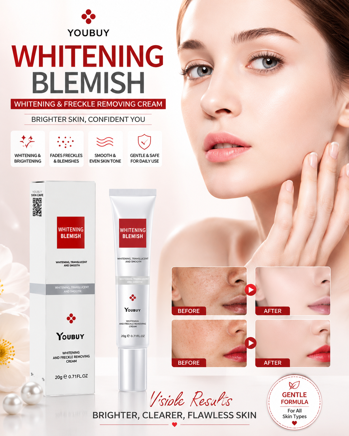dae6970e-48dd-4430-9175-f9f260e97294 ✨ YOUBUY Whitening & Freckle Removing Cream ✨ - Image 1