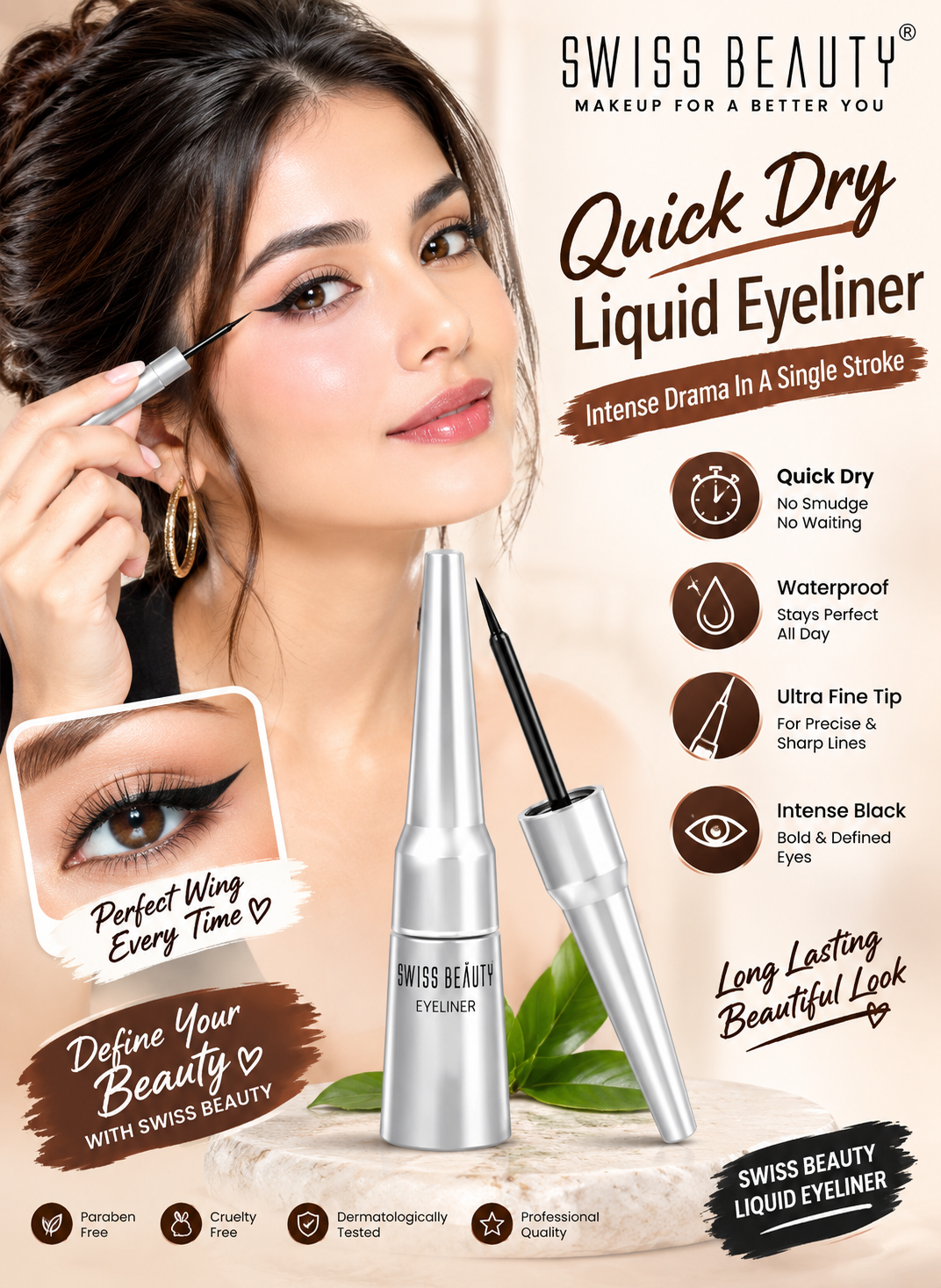 cdfcaff3-ff7f-4a8f-bb4a-8e07c5bc8e7d Swiss Beauty Quick Dry Liquid Eyeliner - Image 1