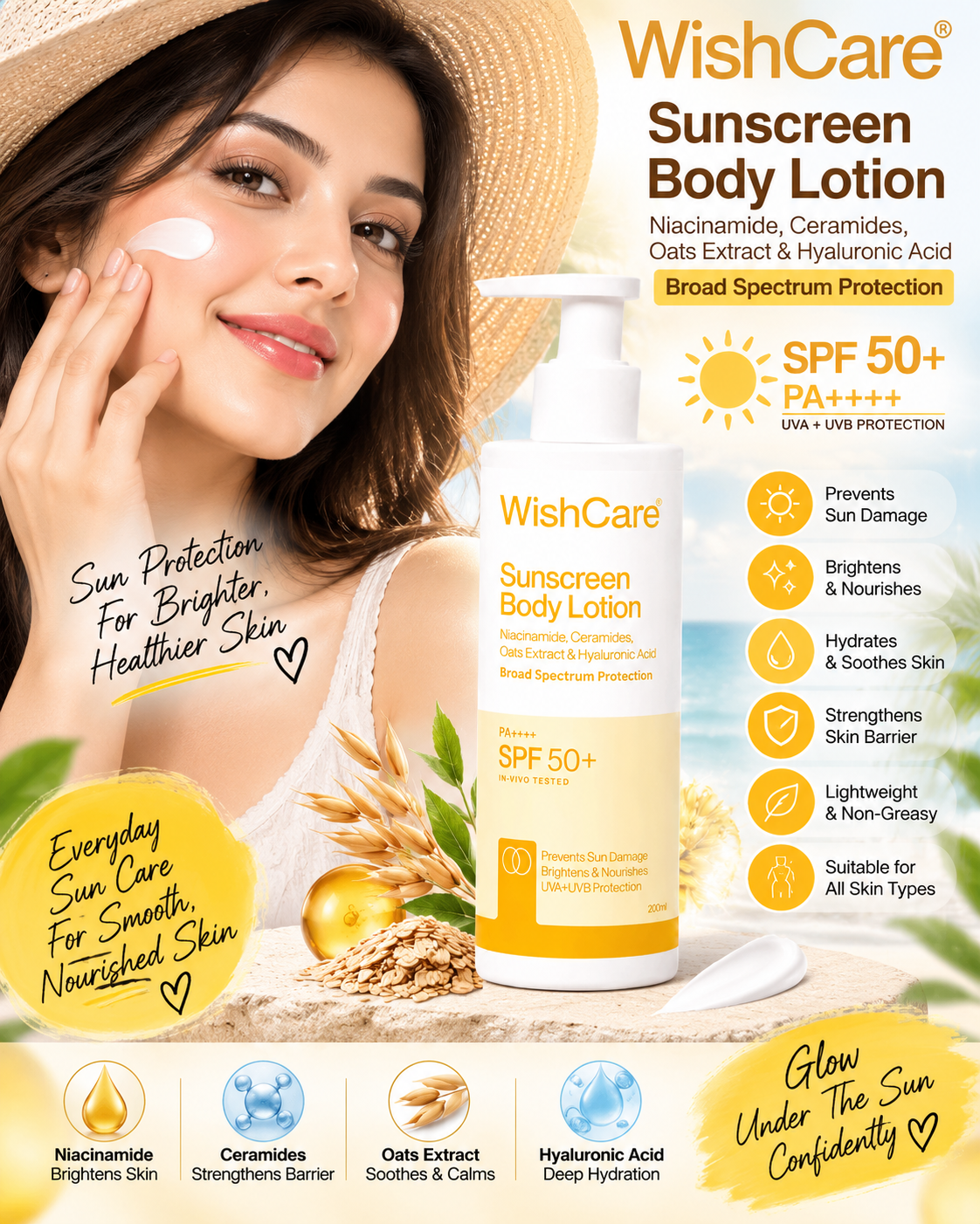 download (2) WishCare Sunscreen Body Lotion (SPF 50+ PA++++) ☀️🧴 - Image 1