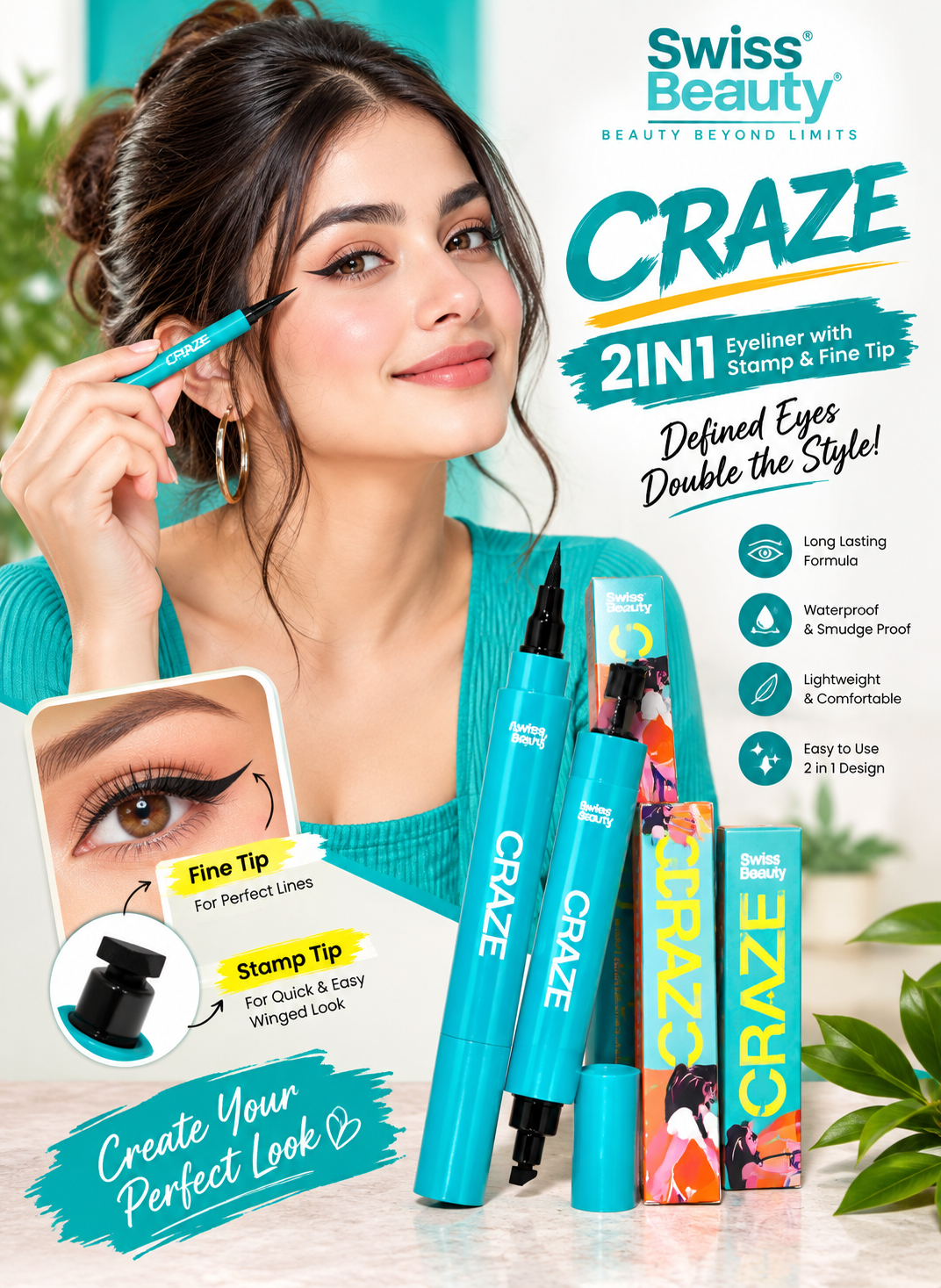 fc917d55-9d78-41dc-bdb1-4e359660eb52 ⚡ Swiss Beauty Craze 2IN1 Eyeliner with Stamp & Fine Tip ⚡ - Image 1